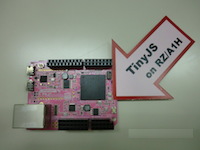 【TinyJS on RZ/A1H】 GR-Peachボード